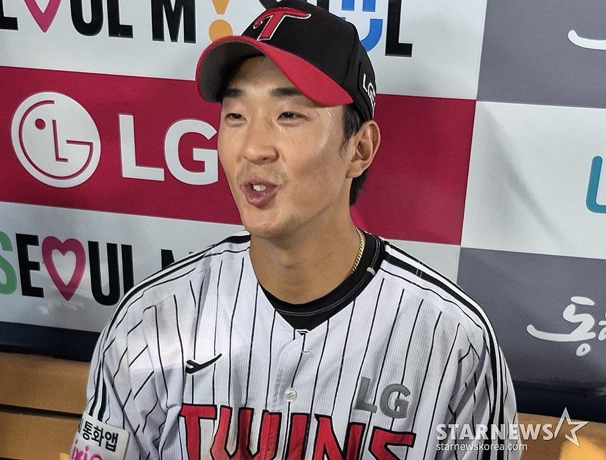 KBO 45년 역사상 단 3번째 대기록→그러나 "뭐, 그것보다는 팀이 이긴 게 더 좋네요" 이런 선수가 있다 [잠실 인터뷰]
