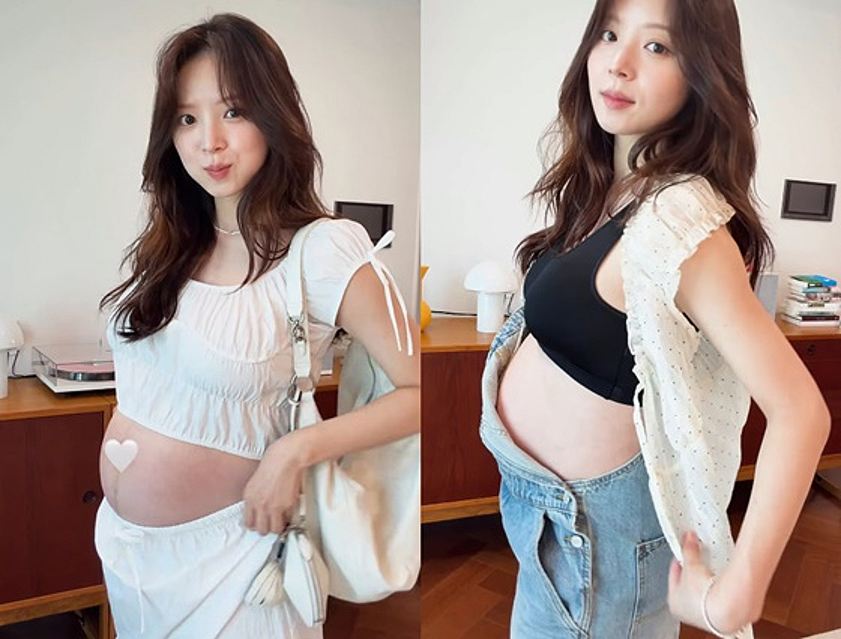 '7월 출산' 김지영, 만삭 노출하며 "가리기보단 보여주기파" 솔직