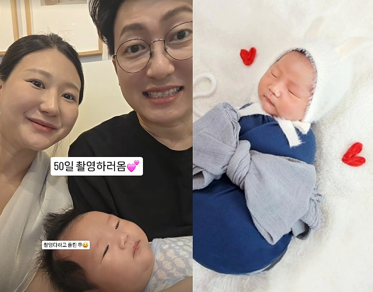 이제는 세 가족..28기 정숙♥상철 "나솔이와 50일 촬영"[스타이슈]