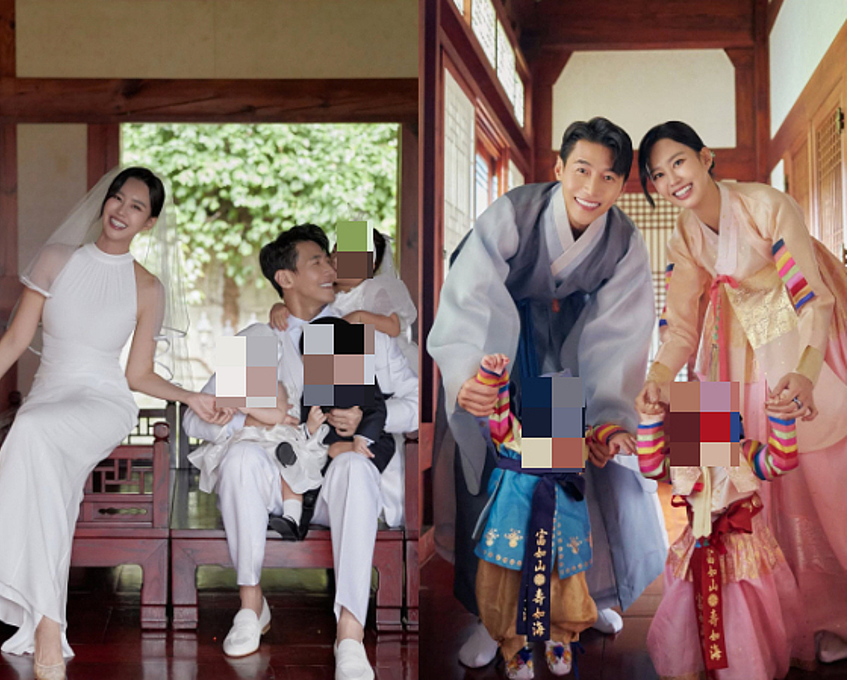 '다섯 가족' 지소연♥송재희, 미소 가득 돌사진 "고맙고 감사해"[스타이슈]