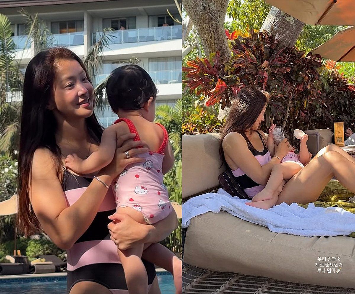 이시영, 수영복 차림으로 ♥딸 수유까지 "제일 중요한 일과" 쿨하네[스타이슈]