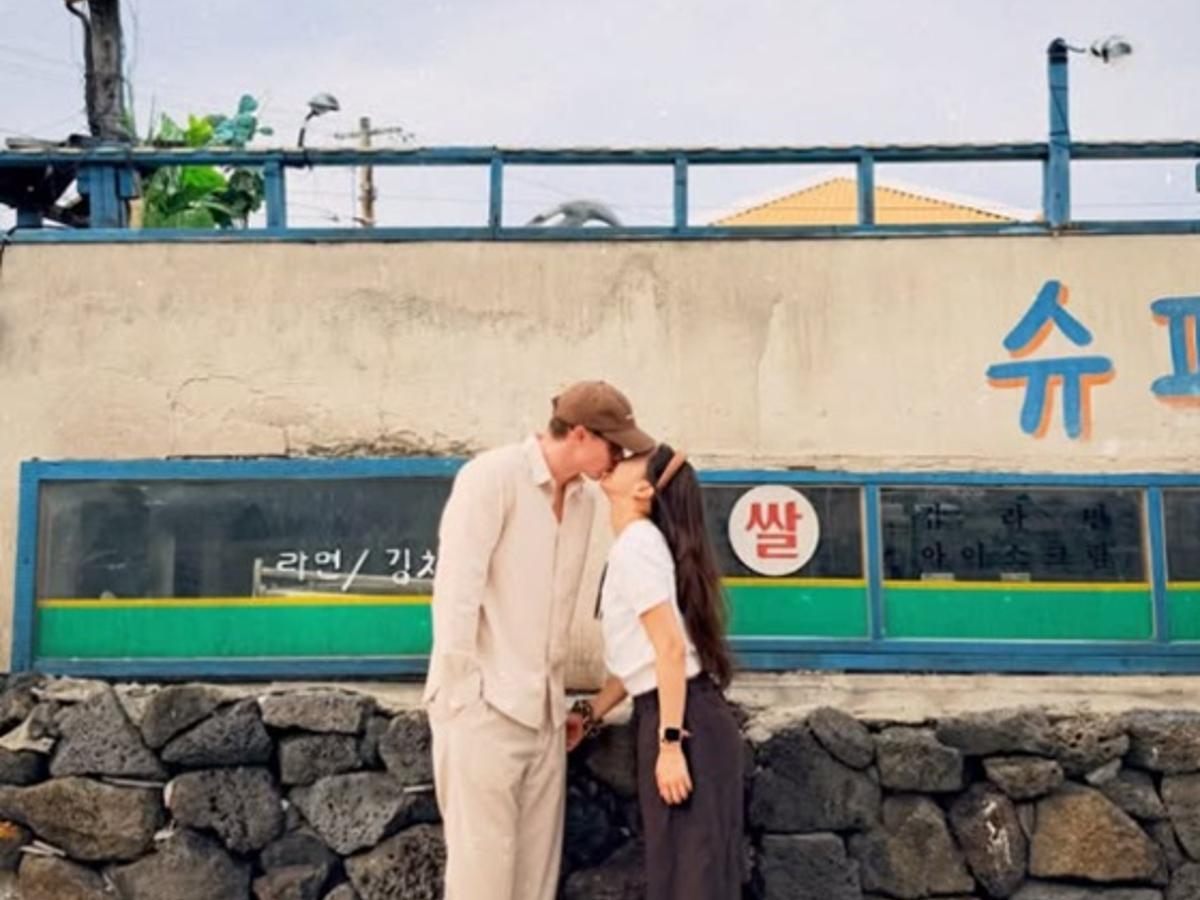 '영국남자♥' 국가비, 7개월 공백 깨더니..결혼 10년 만 다시 찾은 제주 "아이 생기니까"