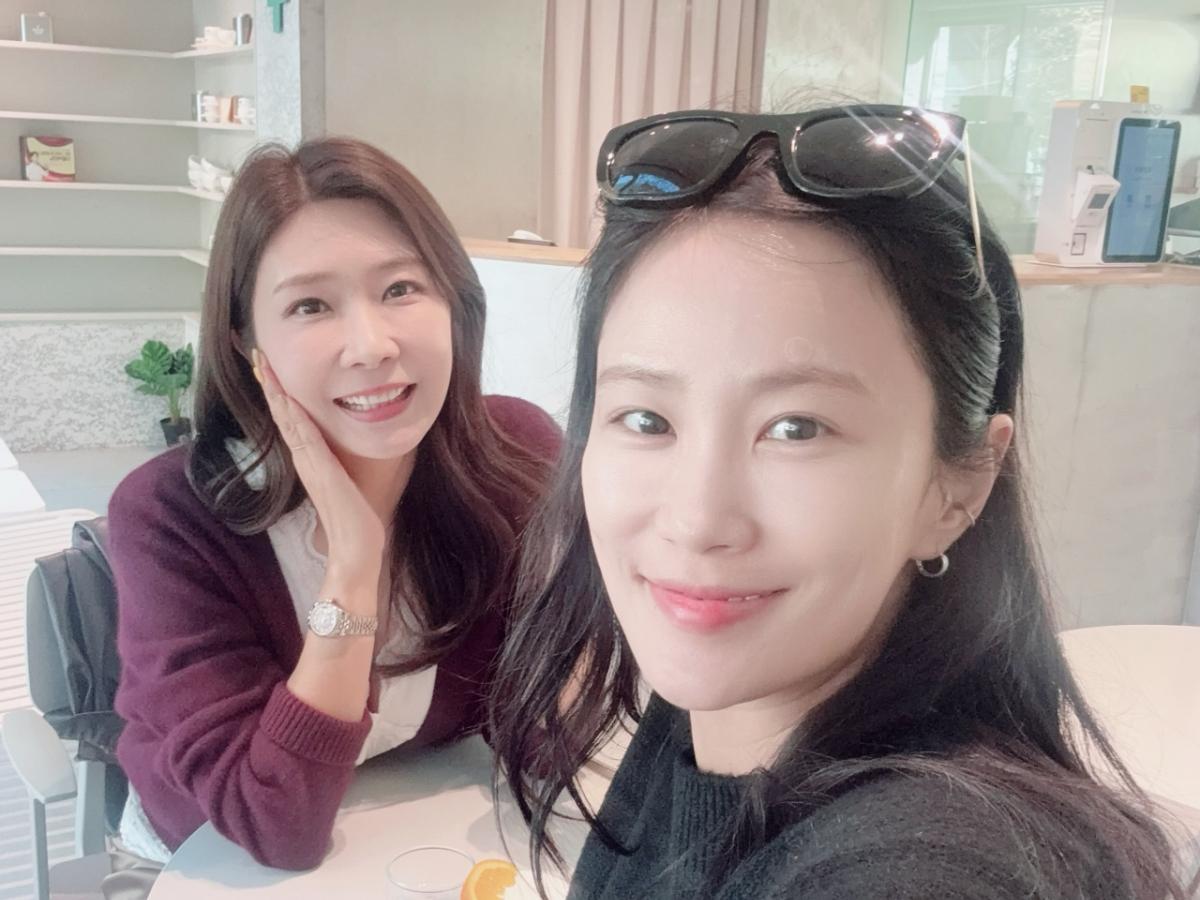 '임신' 김지민, '큰 손 언니' 이정민 만났다 "풀코스 태교 데이트"