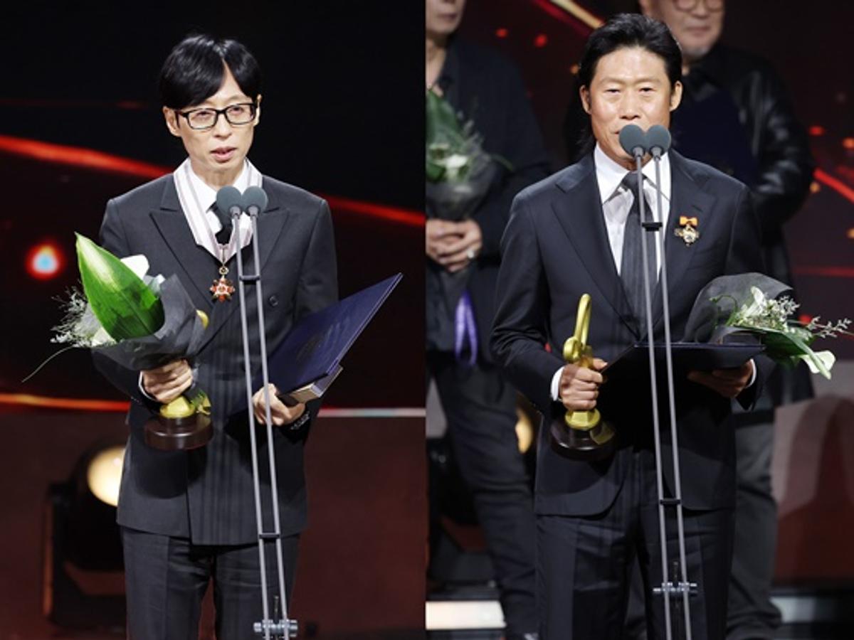 '신변보호 해제' 유해진, 논란 침묵→'건강 극복' 유재석 "가문의 영광" 소감 [대중문화예술상] [종합]