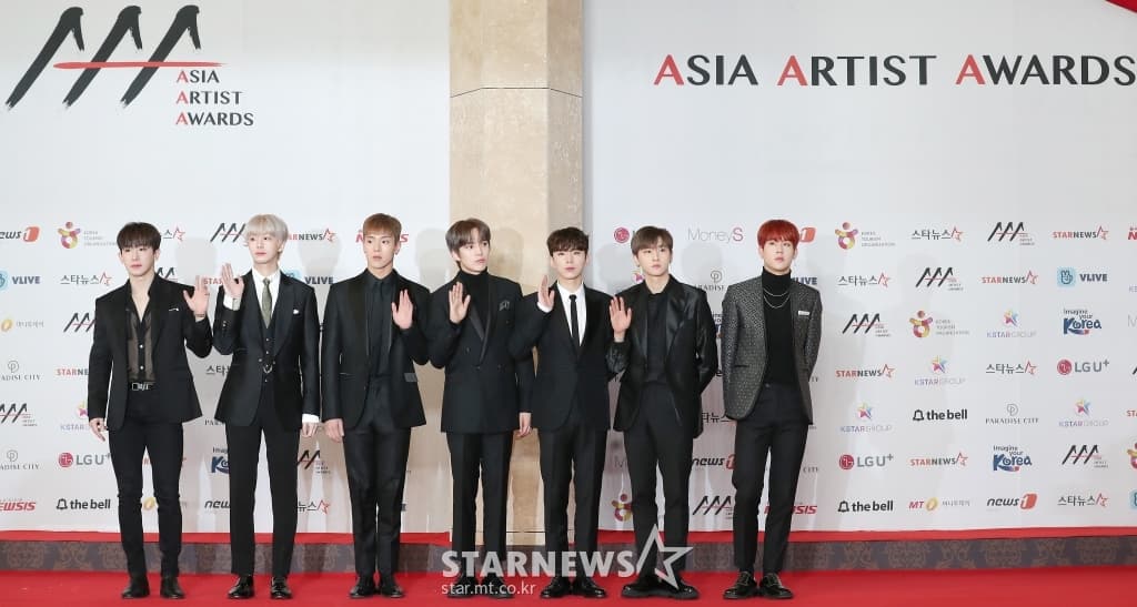 [★포토]몬스타엑스, '수트로 맞춰입고 AAA 참석'