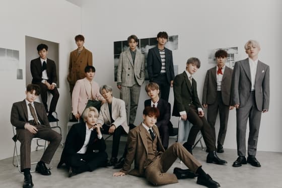 세븐틴, 초동 70만장 돌파..5년차에도 성장ing[스타이슈]