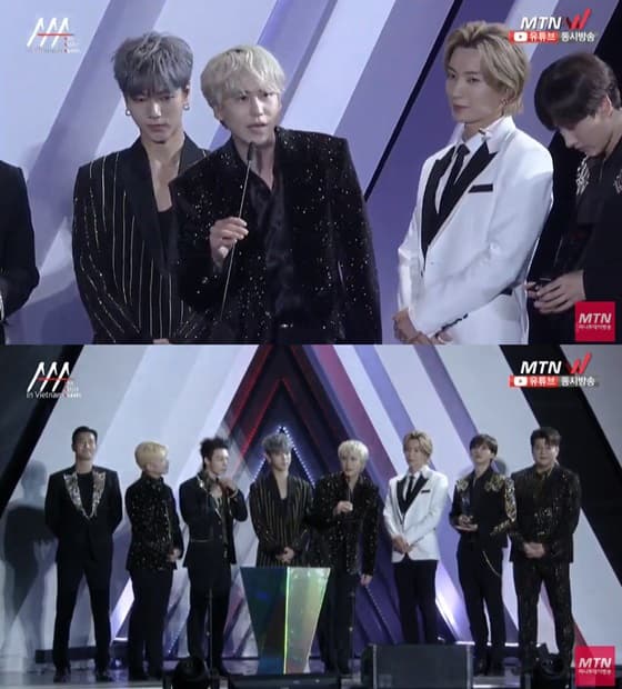 'AAA 2019' 슈퍼주니어, 탑 오브 케이팝 레코드상 "꽃 대신 잡초 되겠다"