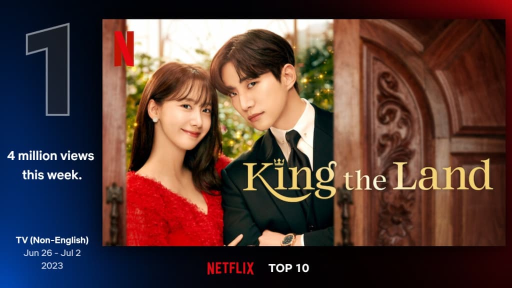 '열애설' 이준호♥임윤아, 결국 해냈다! '킹더랜드' 넷플릭스 글로벌 1위 등극[★NEWSing]
