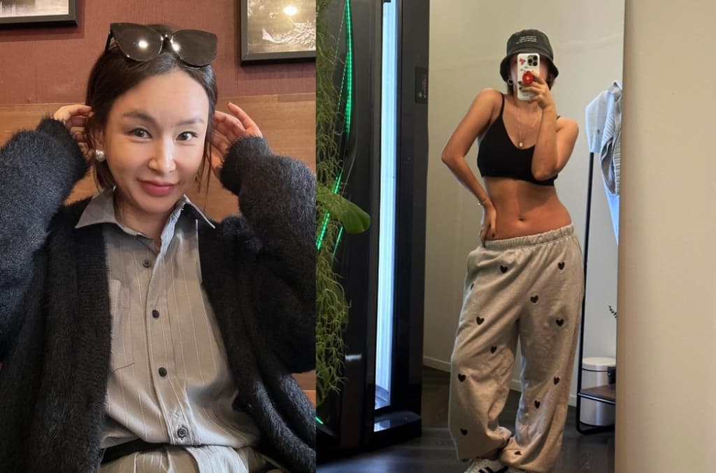 -13kg 배윤정 복근 실종..출산 다이어트 대성공 "수영복 가자"