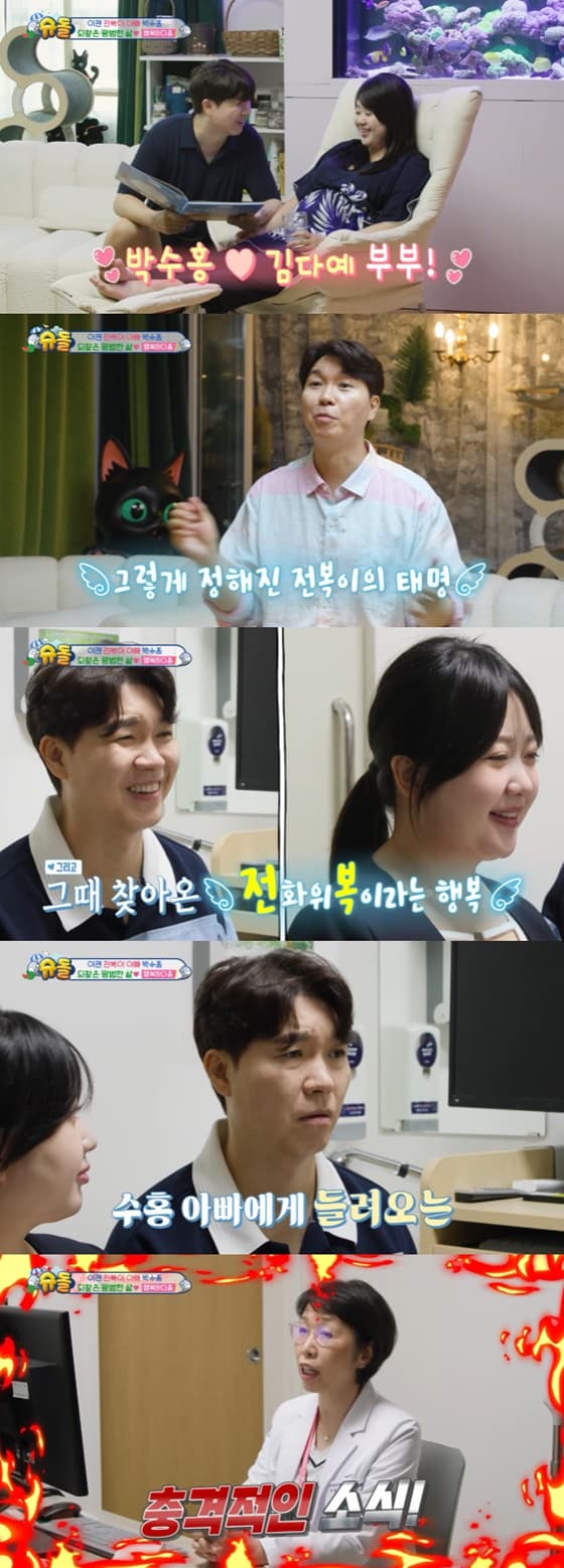 박수홍♥김다예, 10월 출산 앞두고 충격.."거대아 위험" [스타이슈] (슈돌)