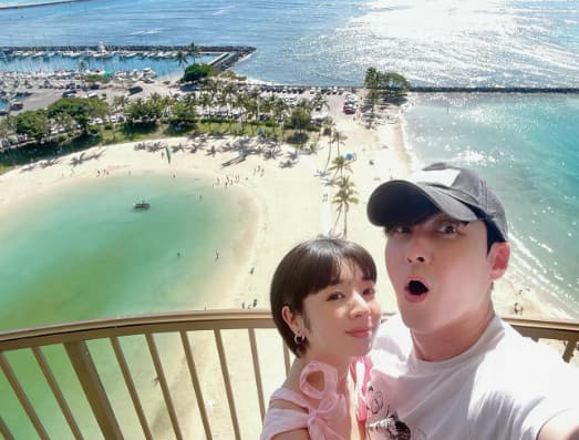 심형탁♥사야, 하와이로 태교 여행 떠났다.."심 씨 고마워요"