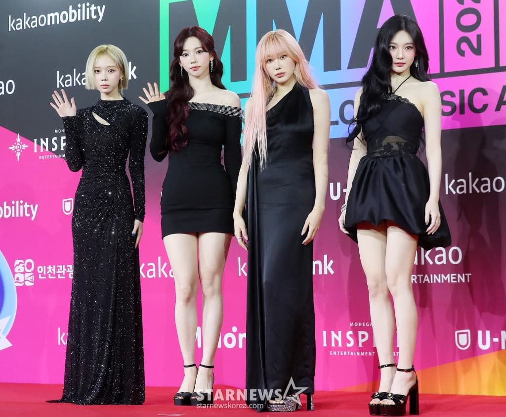 에스파, 벌써 2관왕..베스트 퍼포먼스 수상 "올해 3곡 활동"[MMA 2024]