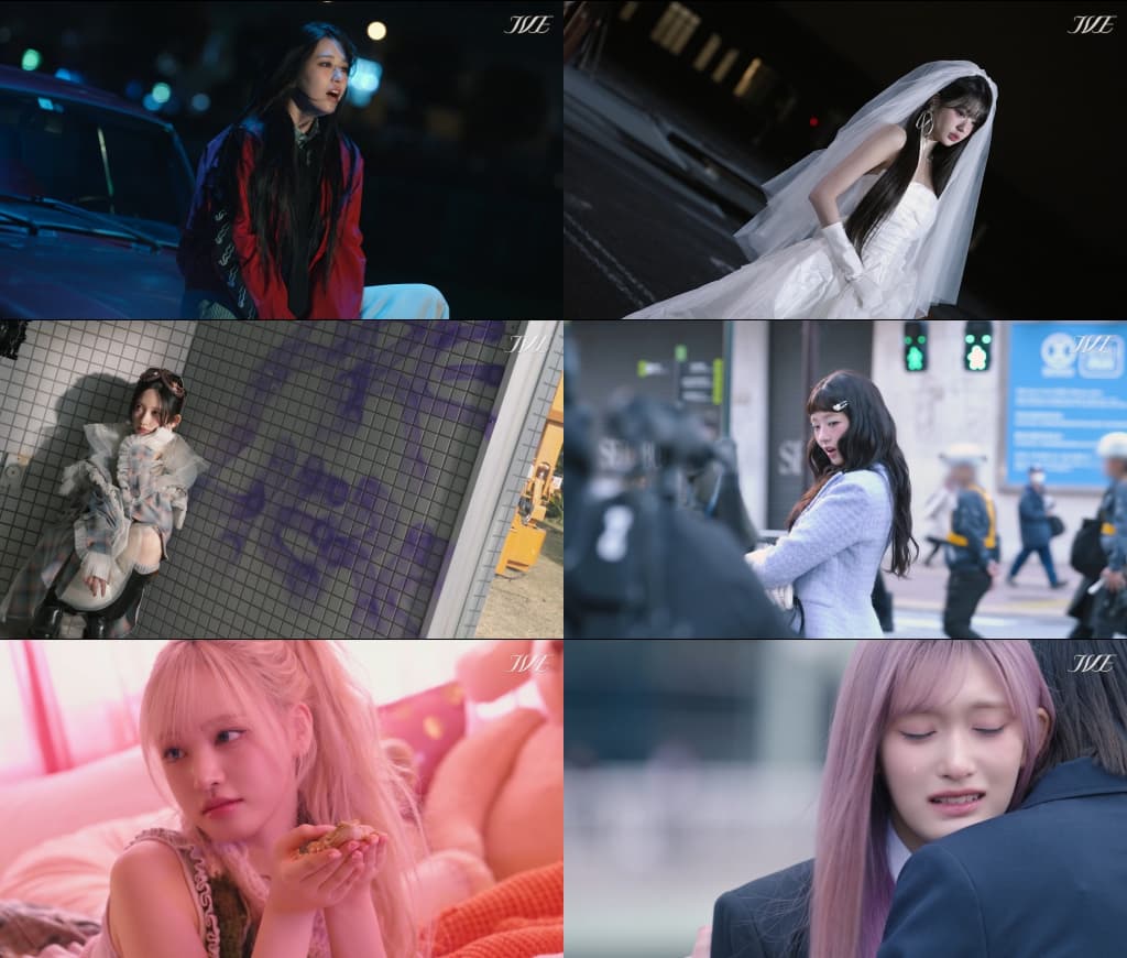아이브, '레블 하트' 뮤직비디오 비하인드..비주얼→연기력 '만개'