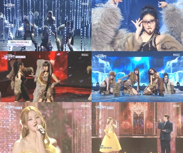 키스오브라이프, 힙한 'Igloo'부터 스페셜 유닛 무대까지..'가요대제전' 맹활약