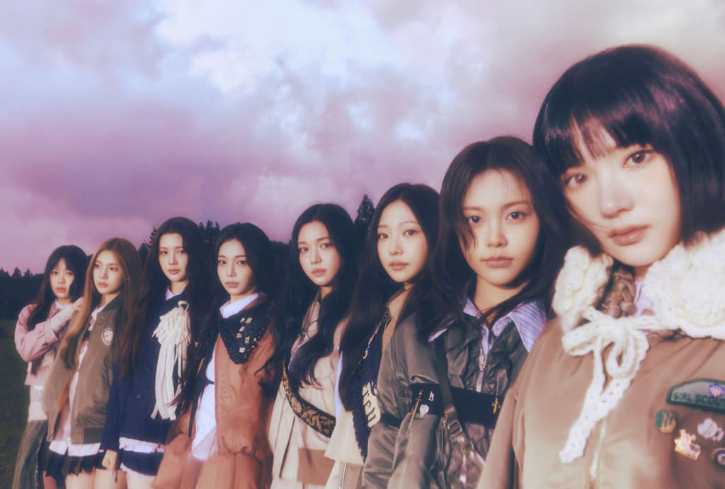 SM 하츠투하츠, 완전체 일렬로 모였다! 몽환美가 폭발했다