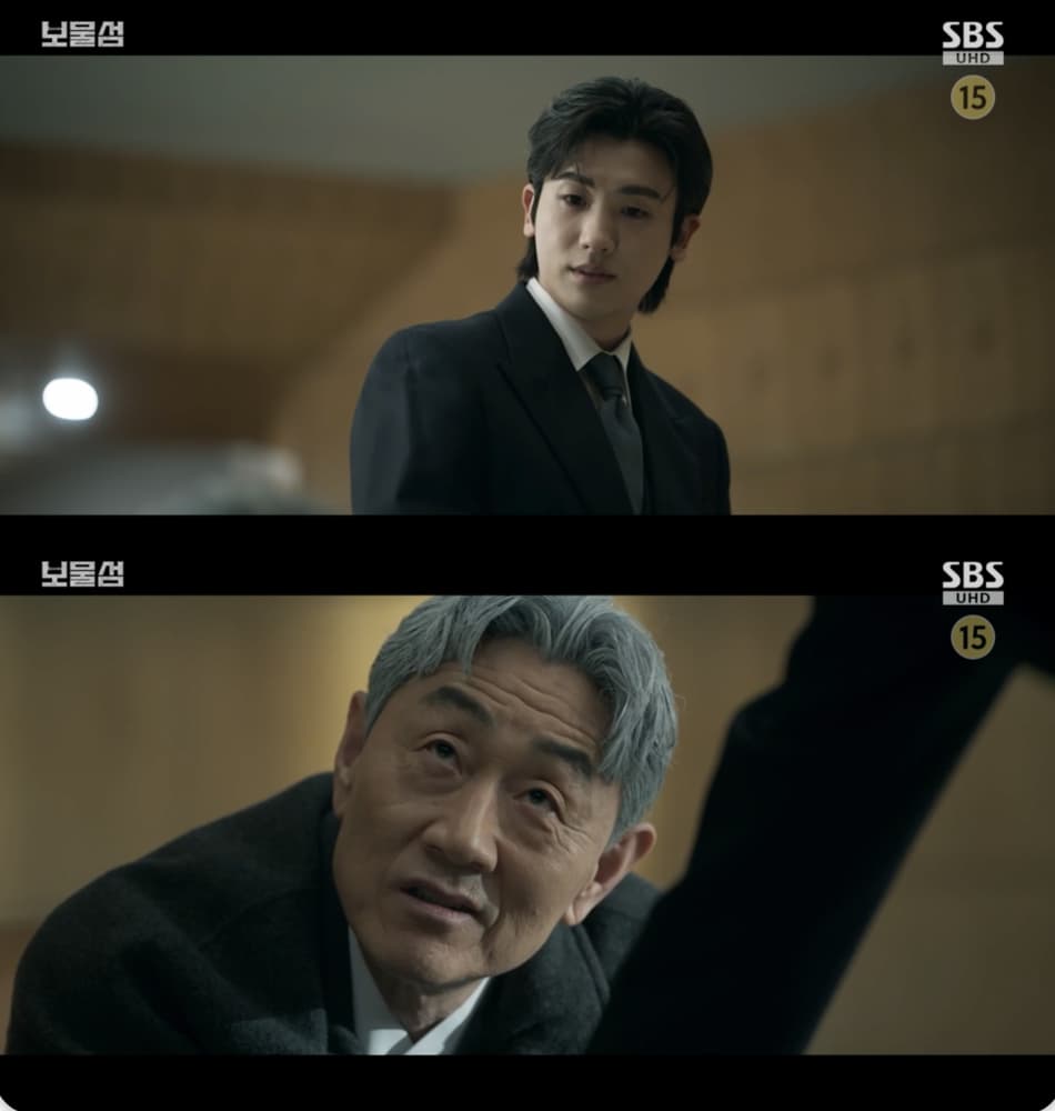 '보물섬' 박형식VS허준호, 신경전 최고조.."내 발 밑 기게 할 것"[별별TV]