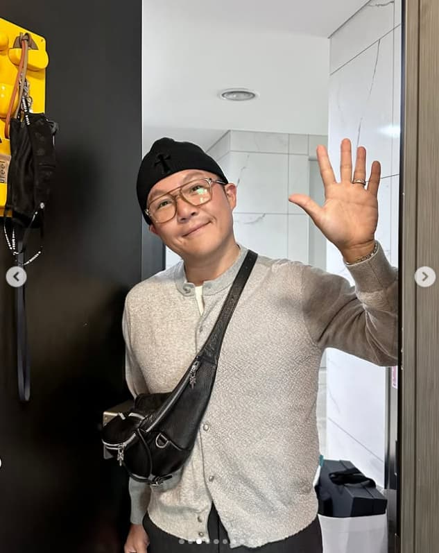 조세호, '♥슈퍼모델 출신 아내'와 연휴 근황..럭셔리 신혼집서 굿바이 인사