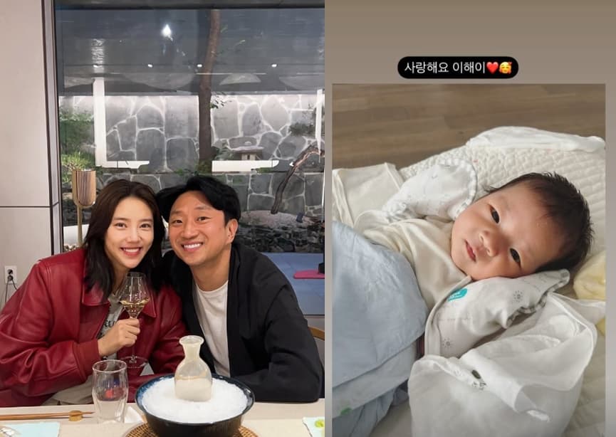 손담비 딸 ♥해이, 똘망똘망 귀요미 폭발 "사랑해요" 엄마 미소