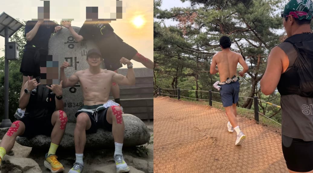 기안84, 거침없는 상의 탈의 "산 뛰어다니는 주말" 근육질 美쳤네