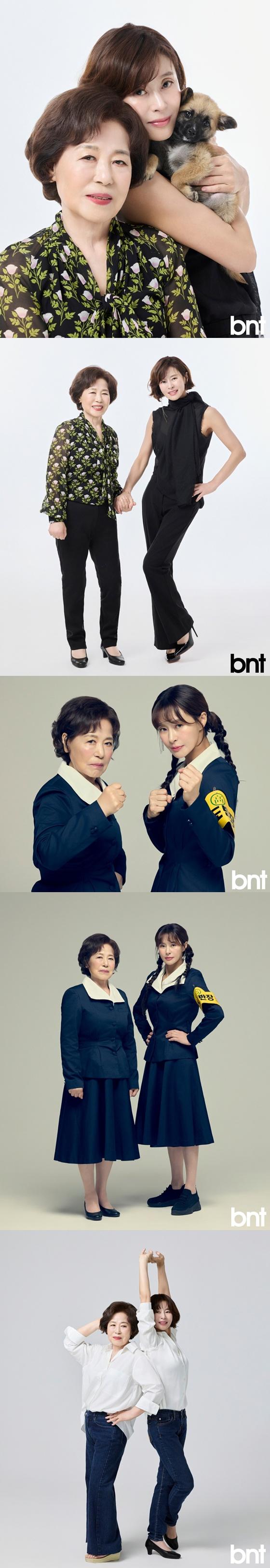 예지원 모녀