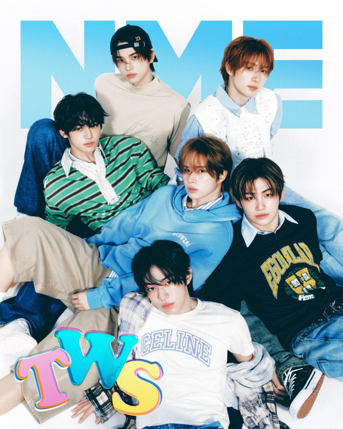 "밝고 희망찬 음악으로 위안" TWS, 英 NME 디지털 표지 장식