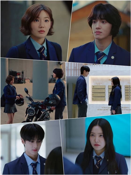 전학생 김민규, '퀸' 김예림에 접근..극과 극 텐션 [청담국제고등학교2]