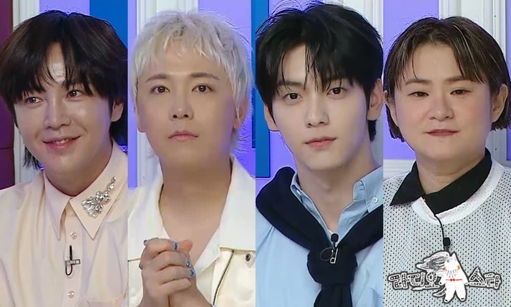 왼쪽부터 장근석, 이홍기, 수빈, 김신영
