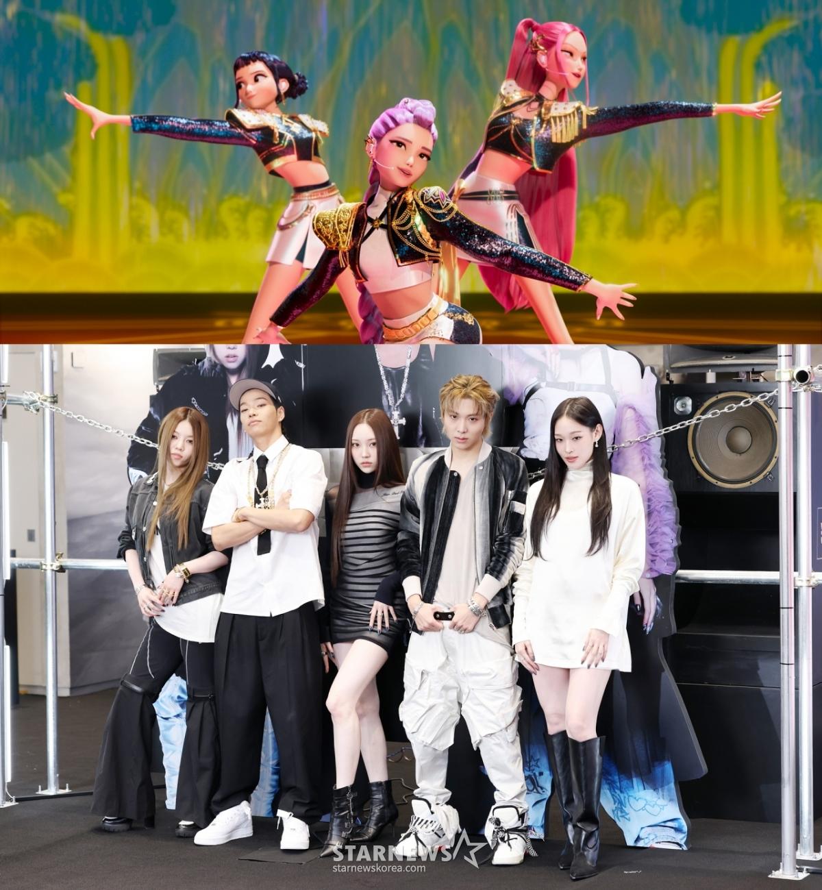 지금은 헌트릭스·올데프 시대! 써클차트 주간차트 나란히 2관왕