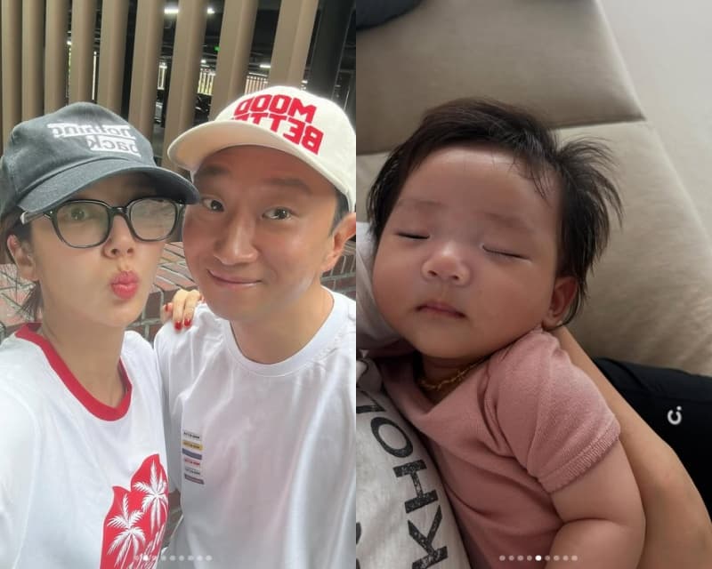 '이규혁♥' 손담비, 딸 해이 껴안고 알찬 주말..붕어빵 비주얼 증명