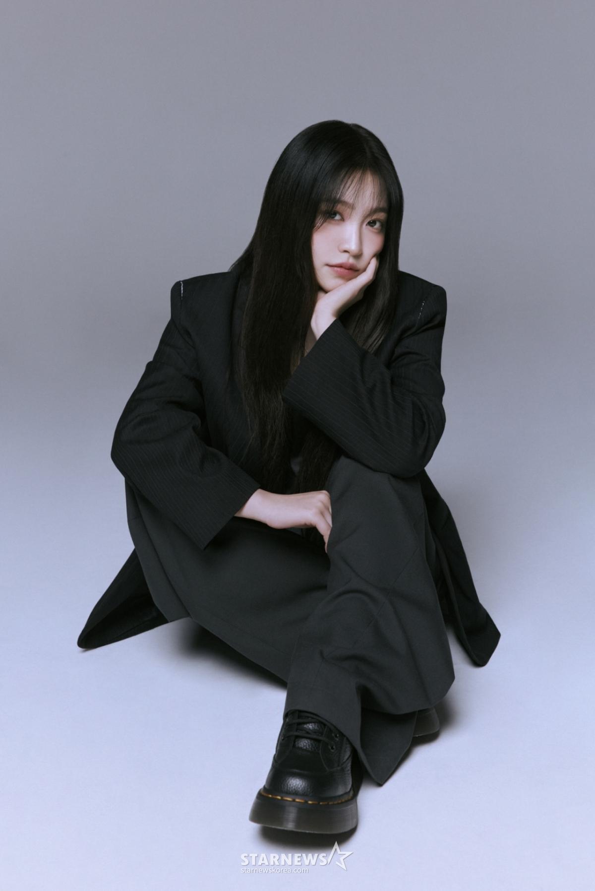 드라마 '청담국제고등학교 2'의 배우 김예림이 지난 5일 진행된 라운드 인터뷰를 위해 포즈를 취하고 있다. /사진제공=블리츠웨이엔터테인먼트 2025.08.06 /사진=김휘선 hwijpg@