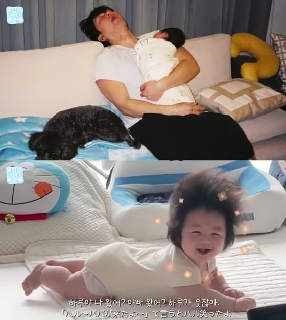 '사야♥' 심형탁, 국가 지원 없이 子 육아..코피도 터졌지만 "예쁘고 사랑스러워"