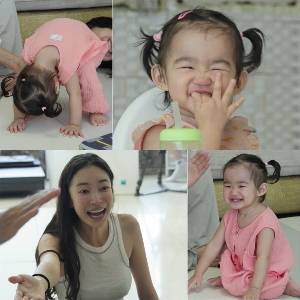 김윤지, 깜짝 둘째 임신 고백? "♥엘라도  8개월까지 숨겼죠"[슈돌]
