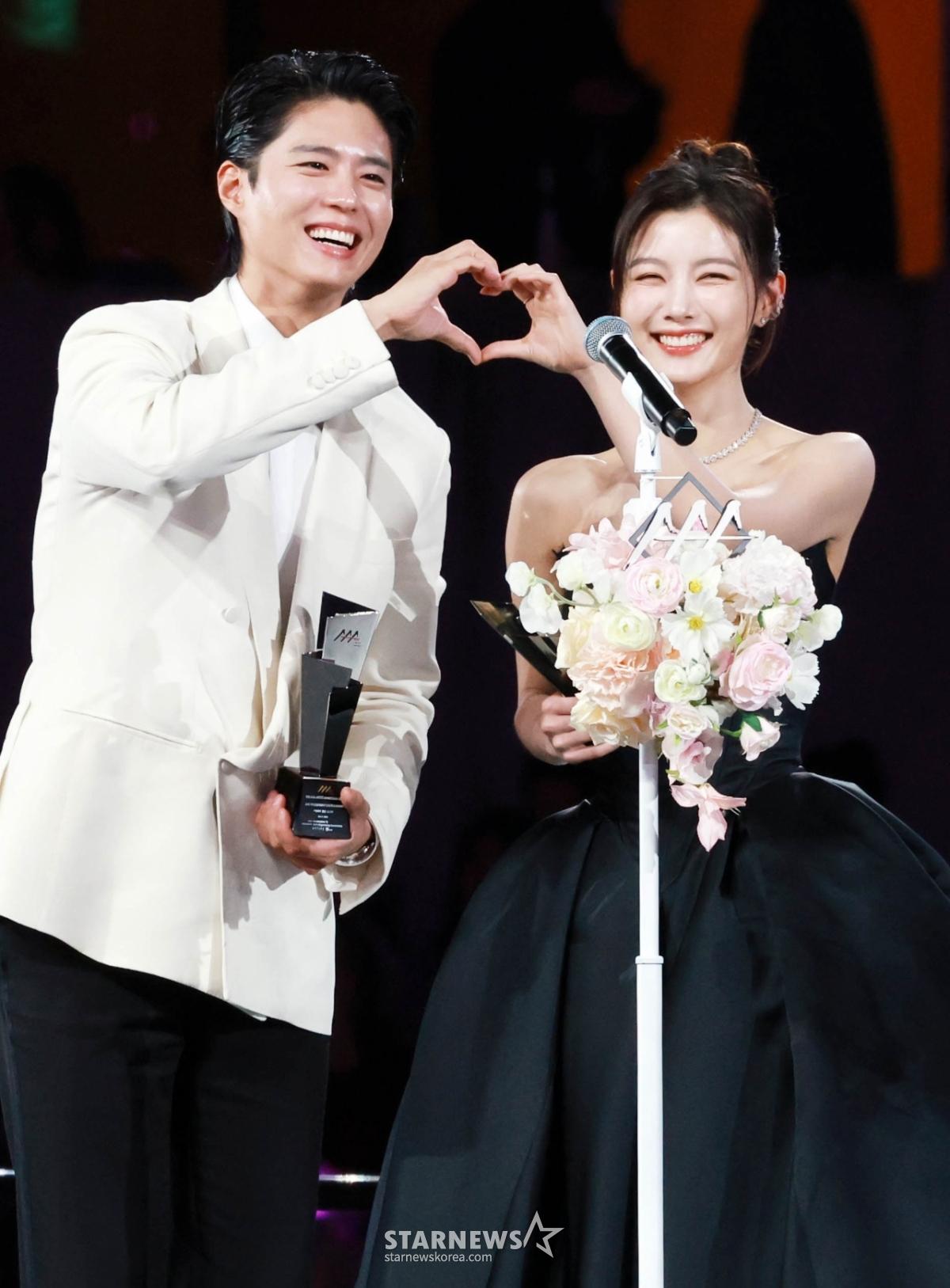 박보검-김유정 'AAA 10주년 레전드 커플'[★포토]
