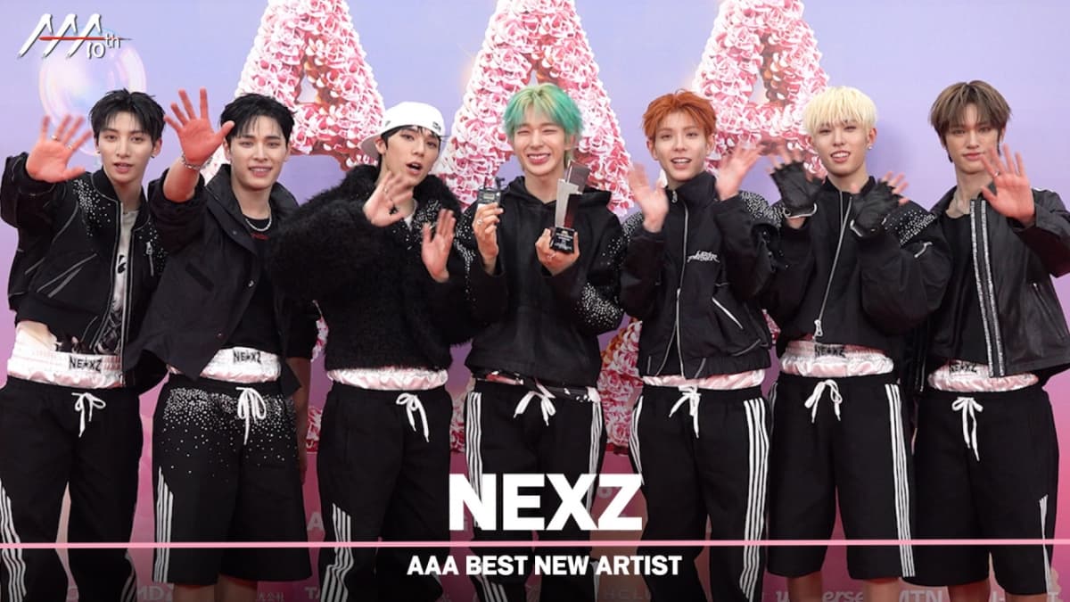 넥스지(NEXZ), 'AAA 베스트 뉴 아티스트' 미공개 수상 소감 [영상]