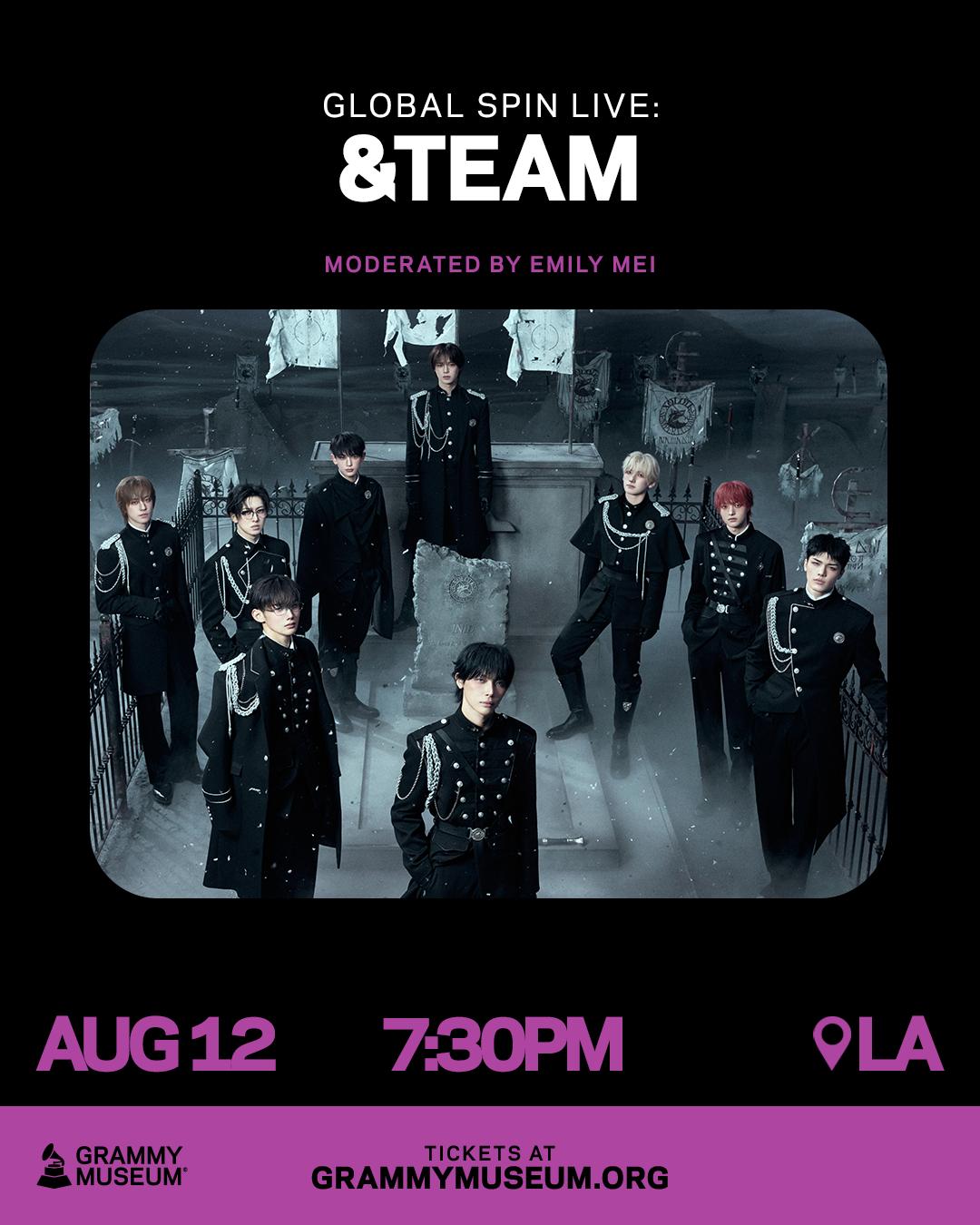 &TEAM, 그래미 뮤지엄 무대 오른다..북미 진출 신호탄