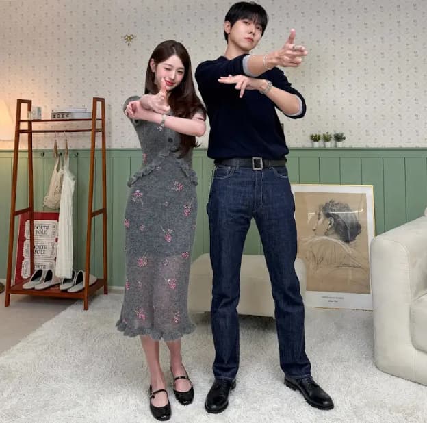 '173cm' 장원영이 아담해 보이다니..주우재와 우월한 기럭지 투샷