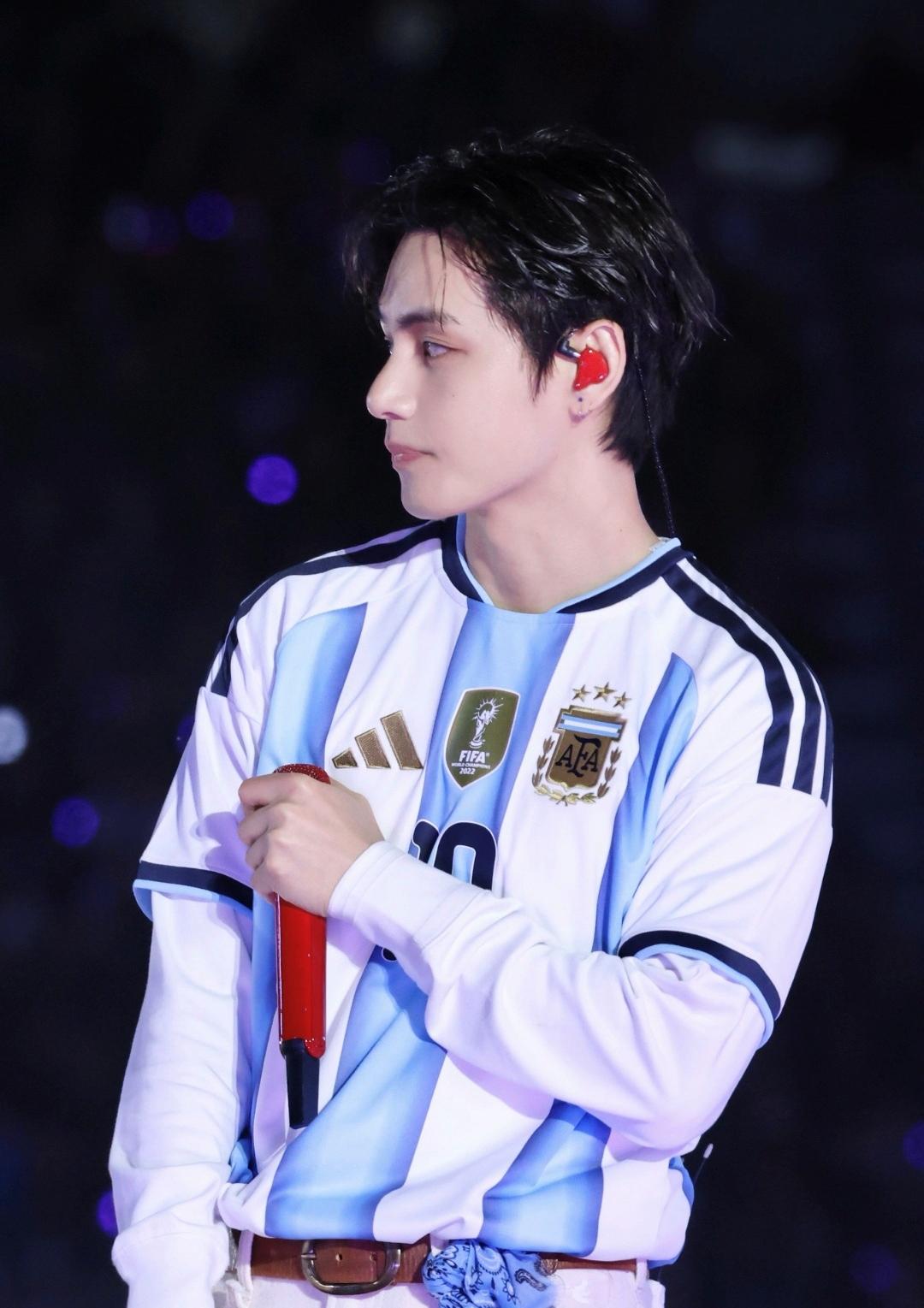 "¡Aguante, ARMY!" 방탄소년단 뷔, 아르헨티나 홀렸다