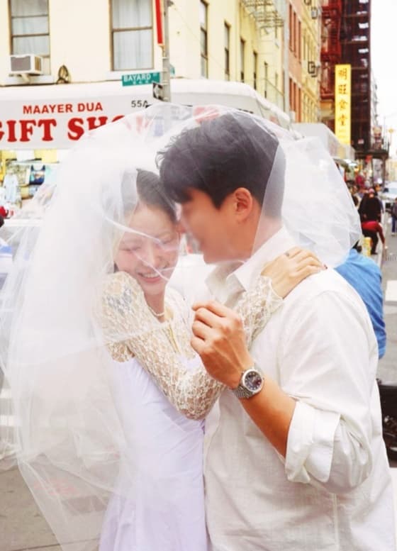 최준희와 그의 남편/사진=최준희 SNS
