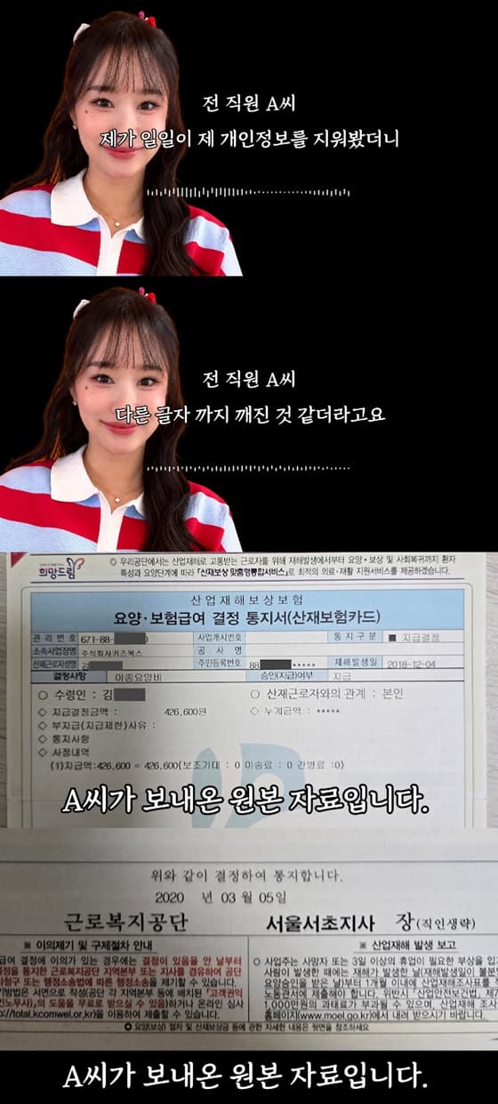 헤이지니 폭로자, 증거 AI 조작설..원본 파일 공개→직접 해명 "개인정보 가리려다"