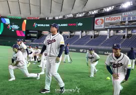 [一下子] 适应东京巨蛋的棒球代表队