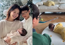 100日を超えたイ·シヨンの娘、父ではなく兄と♥..最初のひっくり返し