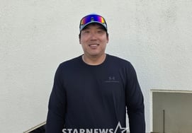 Ít nhất cũng phải làm 'Bánh mì cơ thể' chứ" Đây là lần đầu tiên thử thách với vị trí chốt gôn 1 chuyên nghiệp! Một cựu chiến binh 38 tuổi cũng nỗ lực như vậy mà các hậu bối không thể không làm theo được