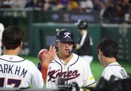 [Photo] Ahn Hyun Min, the tie-breaker in the bottom of the 5th inning