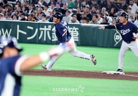 [Nhún nhảy] Moon Bo Kyung ghi 4 điểm với cú home run, 2 cú base hit và 4 cú base hit