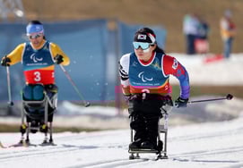 Biathlon Kim Yun-ji wrote 'Again' a new Korea history for the South Korean Winter Paralympics.
