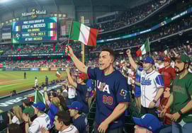 "身价最少2万亿韩元"美国梦之队确定进入渔翁得利8强！ 意大利队5:0领先墨西哥队 [2026 WBC]