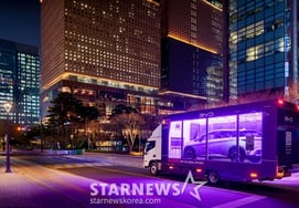 BYDコリアの「ドルフィンロードショー」プロモーショントラック、不法な照明装置の論争··· '実走行時に切る'