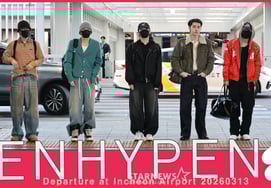 ENHYPEN「6人体制での初公式出国」 [★動画]