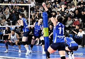 '春のバレーボール競争は最後まで続く' IBK企業銀行、GSカルテックスにシャットアウト完勝！ 男女部の最終戦で4位を争う [Vリーグ総合]