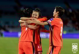 '4大会連続ワールドカップ本選出場・史上初のアジアカップ優勝挑戦' 女子代表チーム、8強ウズベキスタンを6-0で完勝··· 破竹の勢いで準決勝進出
